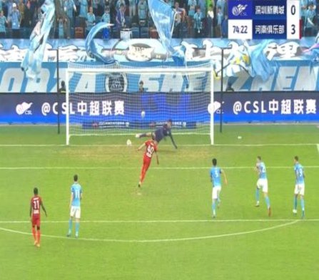 中超-米特里策建功纳萨里奥点球被吹 浙江队2-0河南